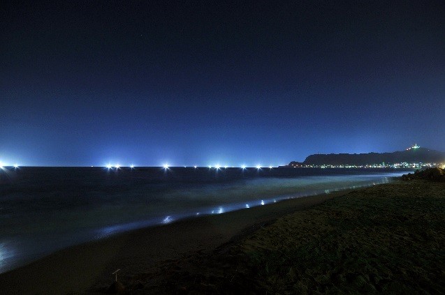 大森浜からの夜景1