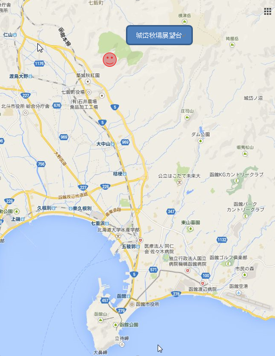 map of Shirotai farm