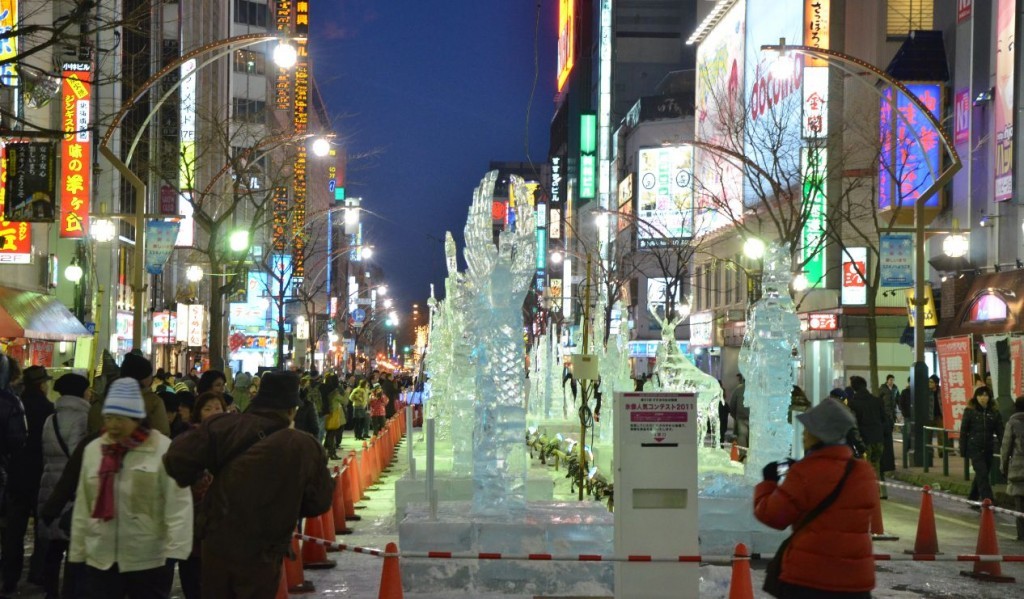 さっぽろ雪まつり　すすきの会場