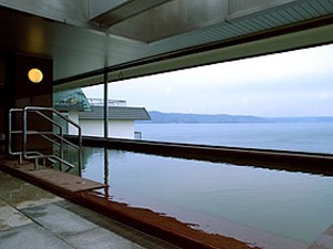 洞爺湖を望む温泉