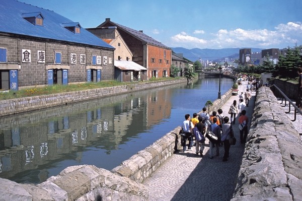 Otaru Canal in summer