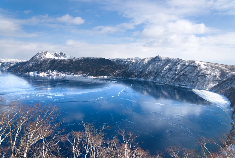 摩周湖の氷結３