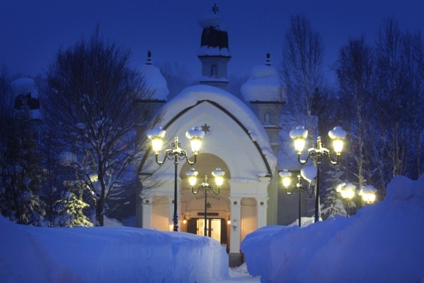 雪の美術館