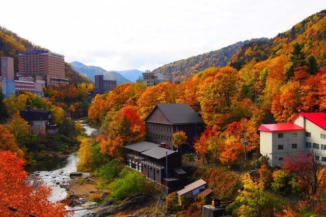 札幌・定山渓の紅葉