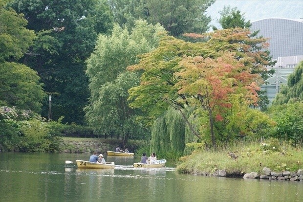札幌・中島公園の紅葉
