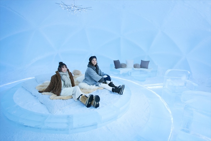 トマムスキー場　氷のホテル