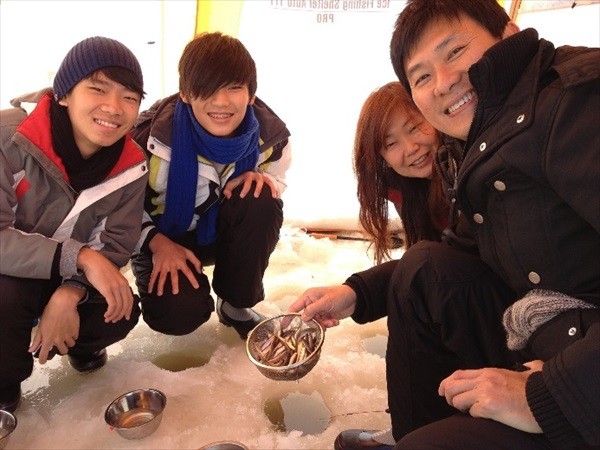 札幌近郊ワカサギ釣り体験