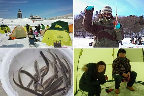 札幌近郊ワカサギ釣り体験