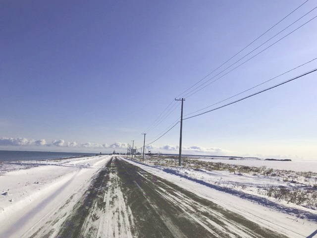 ひがし北海道エクスプレスバス　野付半島画像
