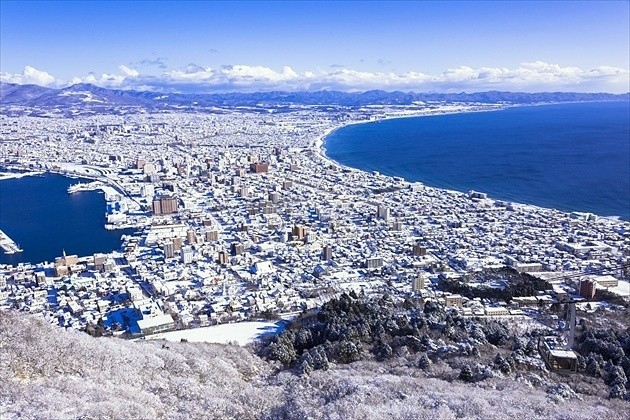 函館山からの函館市内