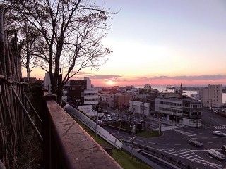 釧路の夕日