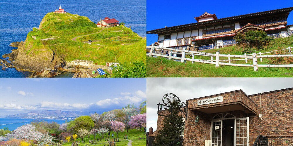 高島岬、鰊御殿や日和山灯台、おたる水族館