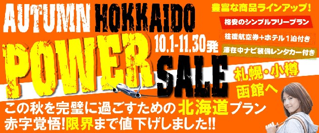 札幌・小樽・函館格安ツアーGEOバナー