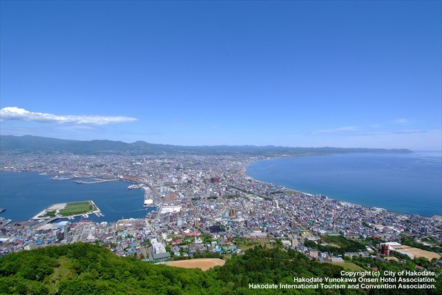 Sight from Mt Hakodate