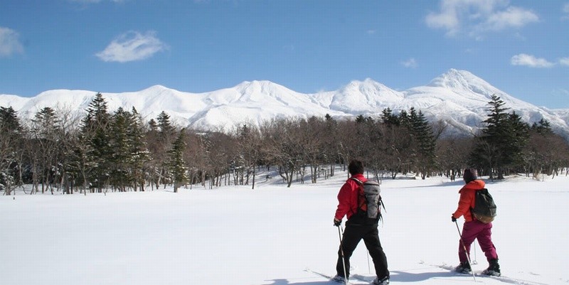 冬の知床五湖