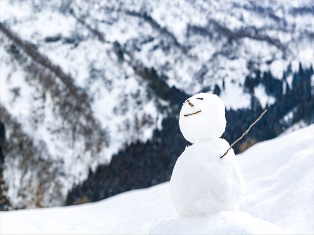 マウントレースイスキー場　ゆきだるま