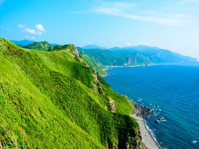 北海道　夏　グルメ　積丹半島