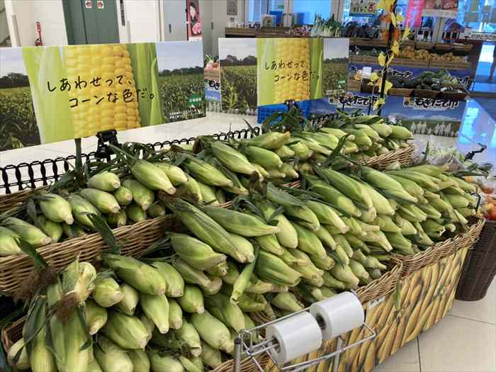 札幌　スーパーマーケット　春　おすすめ　とうもろこし