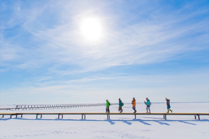 北海道　冬　新スポット　氷平線