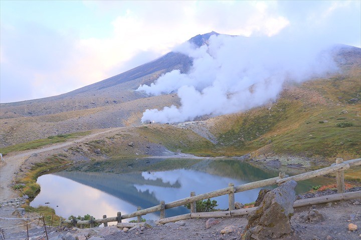 北海道　ハイキング 旭岳 姿見の池