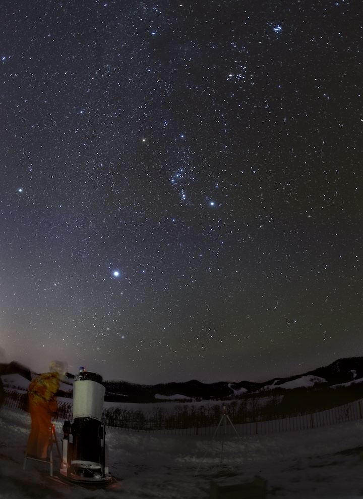 八千代牧場　星空