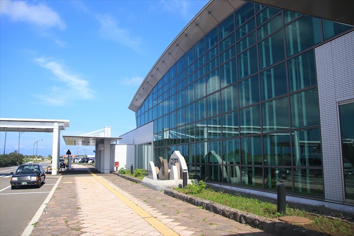 利尻空港　タクシー乗り場