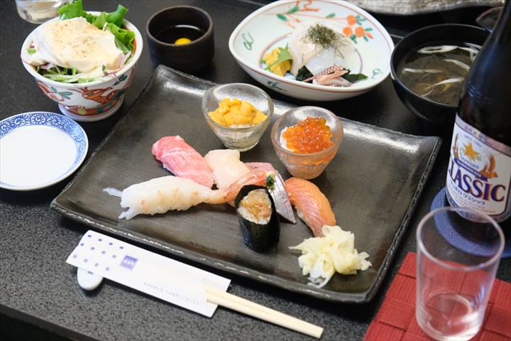 北海道旅行　小樽　グルメ　食べ物