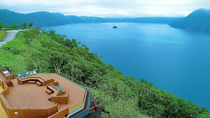 摩周湖　展望台　どっち