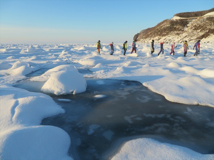 知床観光 流氷ウォーク