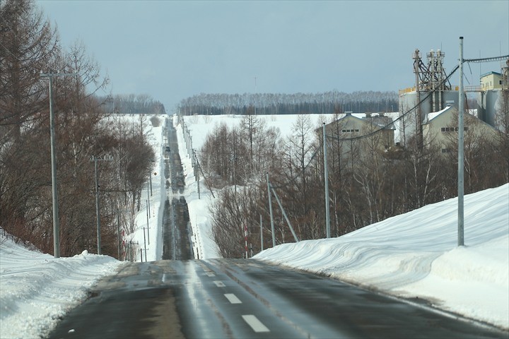 流氷観光　周辺観光　天に続く道