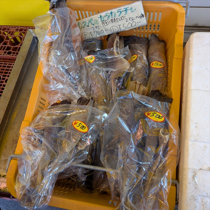 厚田港朝市