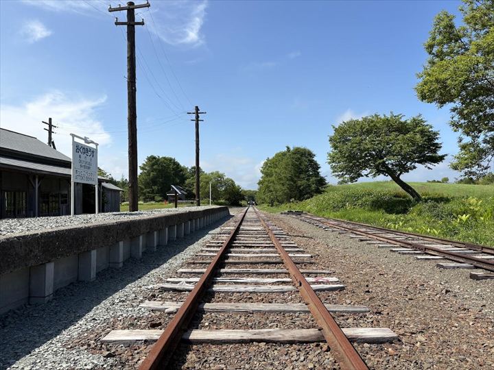 旧国鉄標津線奥行臼駅跡